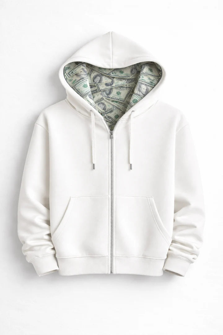 Cashlined Luxury Zip Hoodie