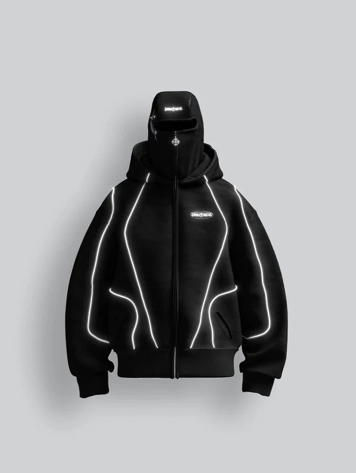 Reflective Zip Hoodie