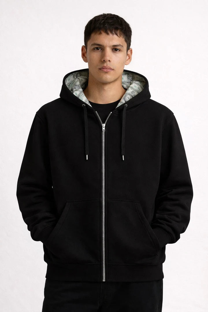 Cashlined Luxury Zip Hoodie