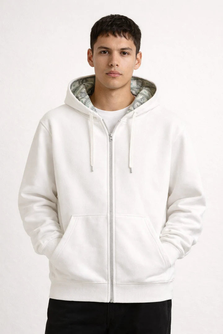 Cashlined Luxury Zip Hoodie